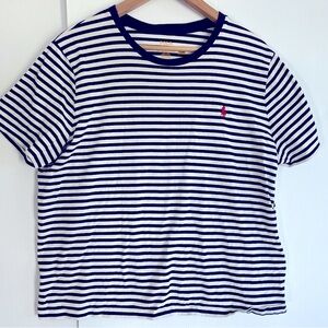 POLO blue striped tee